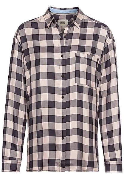 camel active Langarmbluse Karobluse aus reiner Viskose günstig online kaufen