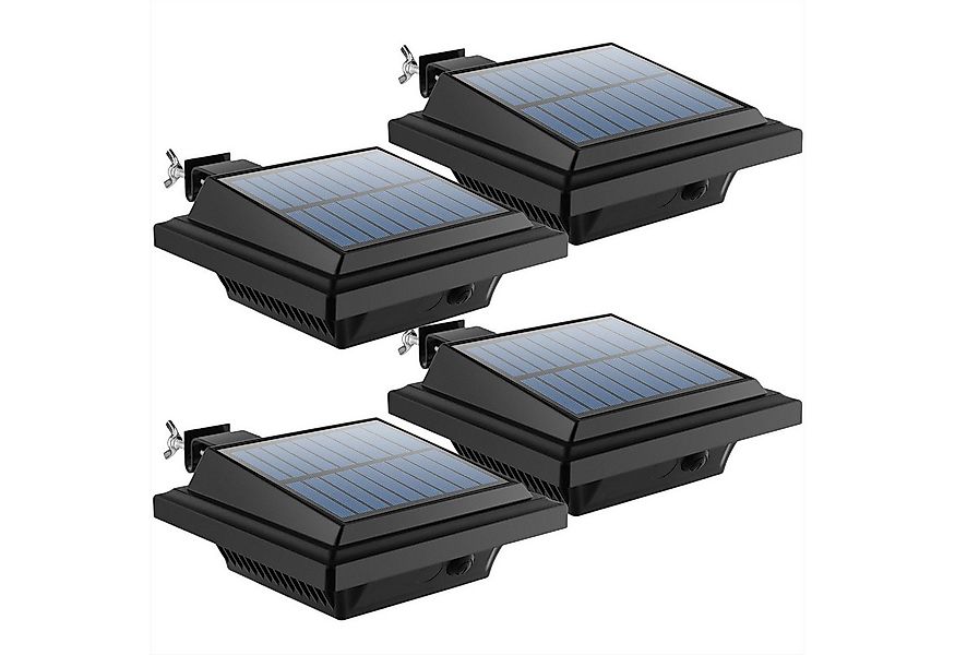 KingLux LED Dachrinnenleuchte 40LEDs Solar dachrinnenleuchten für außen mit günstig online kaufen