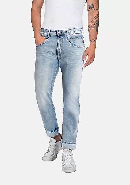 Replay Herren Jeans ANBASS - Slim Fit - Blau - Light Blue Denim günstig online kaufen