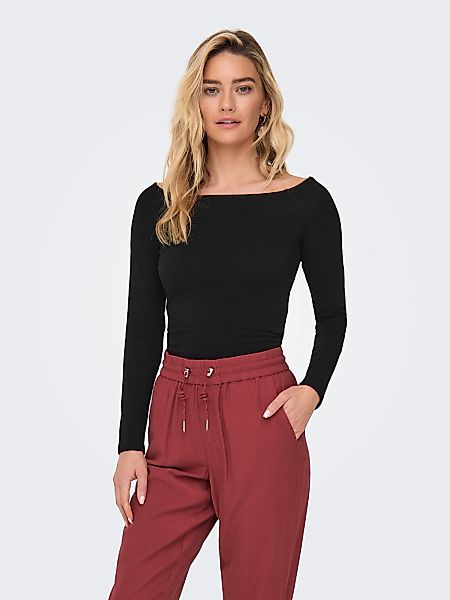 ONLY Langarmshirt ONLGLAMOUR L/S BOAT NECK günstig online kaufen