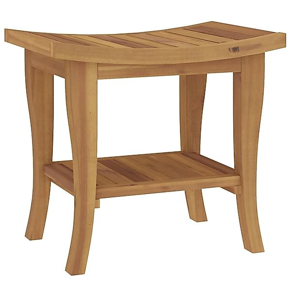 vidaXL Badezimmer-Beistelltisch 50x35x45 cm Massivholz Teak 340748 günstig online kaufen