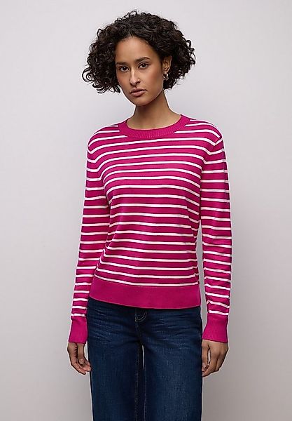 STREET ONE Rundhalspullover Rundhalsausschnitt günstig online kaufen