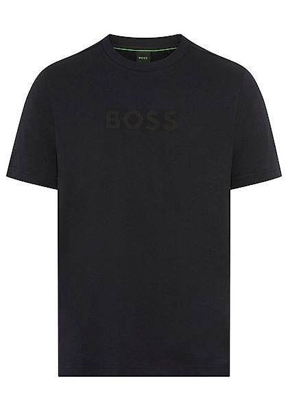 BOSS GREEN T-Shirt Rundhalsausschnitt, Regular Fit, Boss-Logodruck günstig online kaufen