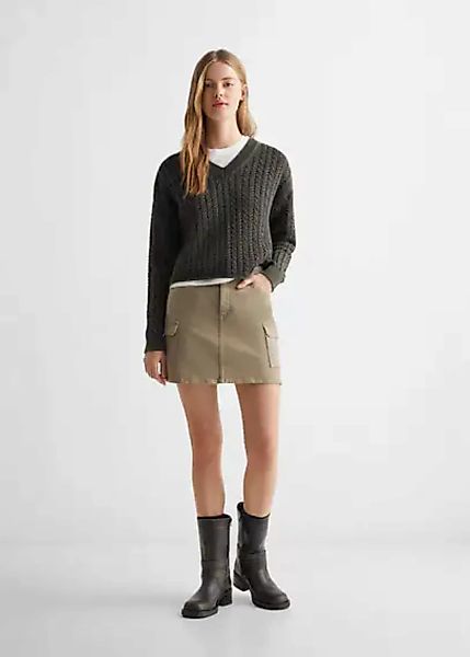 Pullover mit Zopfmuster günstig online kaufen