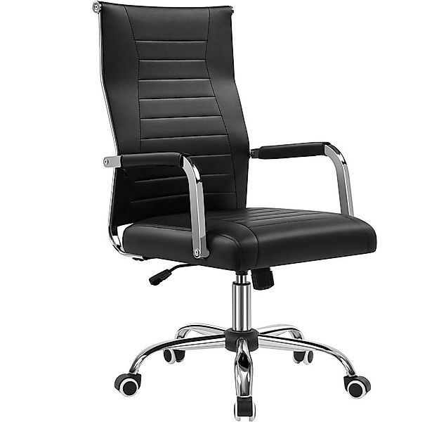 Yaheetech Bürostuhl, Schreibtischstuhl mit verstellbarer Rückenlehne Comput günstig online kaufen