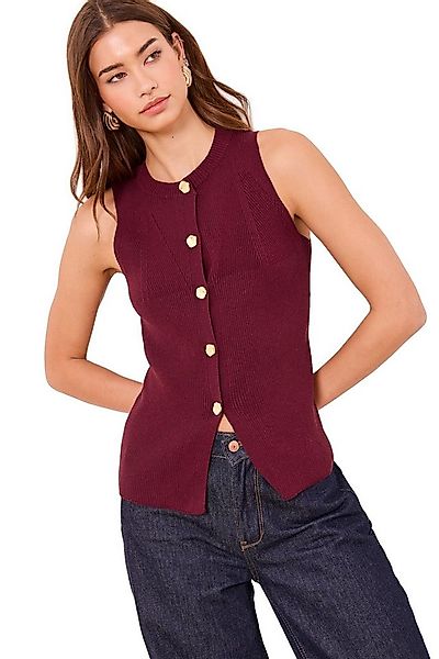 LIPSY Anzugweste Lipsy Lange gestrickte Weste, Regular (1-tlg) günstig online kaufen