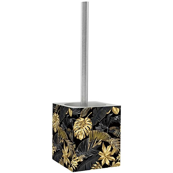 Sanilo WC-Garnitur "Golden Leaves" 2 Stk. aus Polyresin (Kunststein) kräfti günstig online kaufen