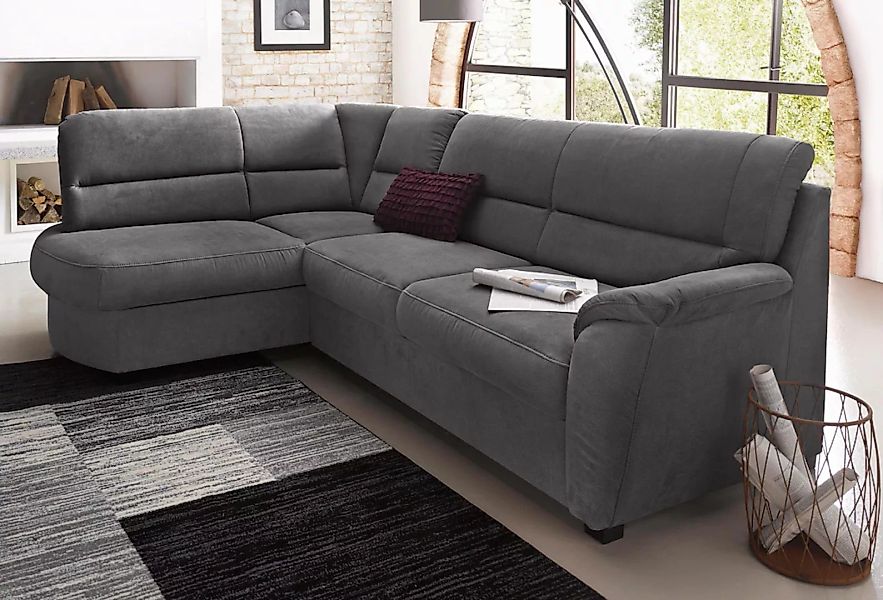 sit&more Ecksofa "Sonoma L-Form", wahlweise mit Bettfunktion und Bettkasten günstig online kaufen