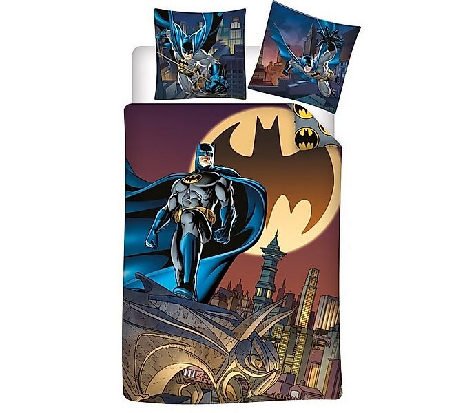 DC Comics Bettwäsche DC Comics Batman Kinder Bettwäsche 2tlg. Set, 2 teilig günstig online kaufen