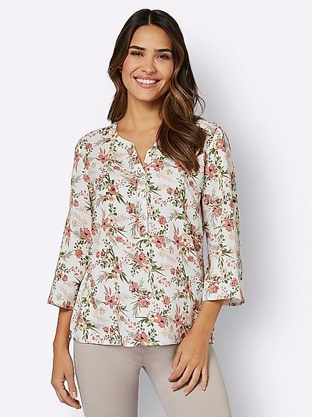 Sieh an! Klassische Bluse Bluse 3/4-Arm günstig online kaufen
