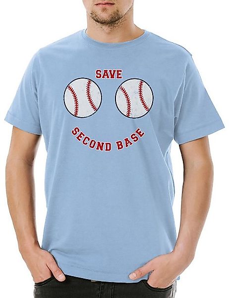 Urban Backwoods Print-Shirt Urban Backwoods Save Second Base Herren T-Shirt günstig online kaufen