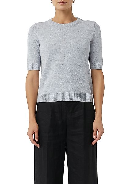 Comma Strickpullover mit Rippbündchen günstig online kaufen