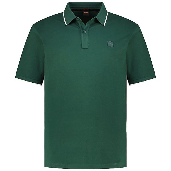 BOSS Poloshirt mit Elasthan Farbe dunkelgrün Größe: 5XL günstig online kaufen