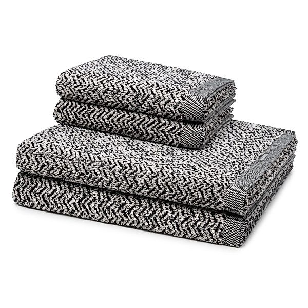 Möve Handtuch Set Brooklyn Fischgrat, Walkfrottee günstig online kaufen