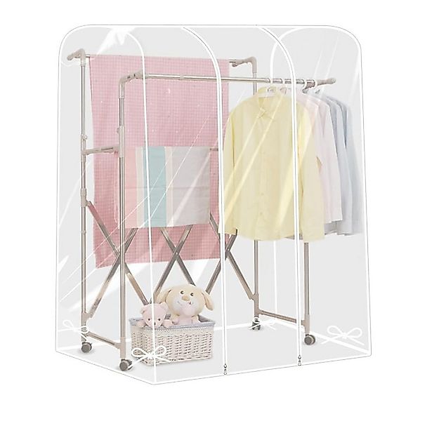 QUBEBU Organizer Kleiderschrank Kleiderstangenabdeckung, wasserdicht, Staub günstig online kaufen