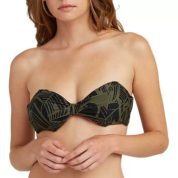 Rvca Harlo Bandeau Bikini Oberteil M Army Fade günstig online kaufen