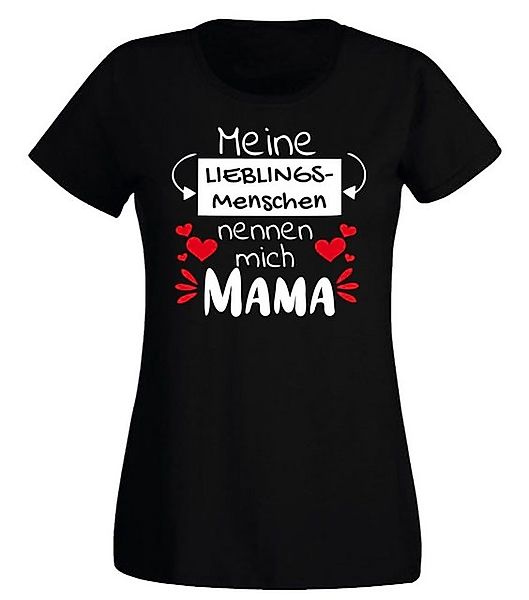 G-graphics T-Shirt Damen T-Shirt - Meine Lieblingsmenschen nennen mich Mama günstig online kaufen