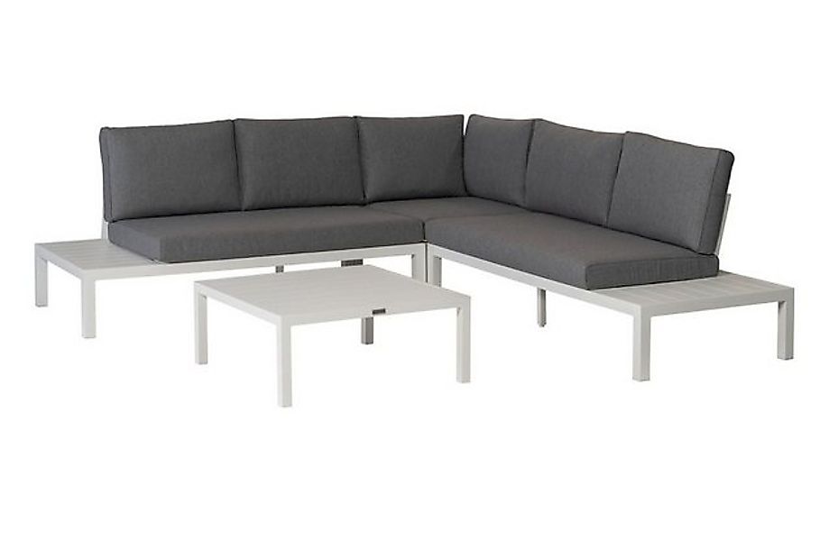 EXOTAN Gartensofa Gartenecksofa La Vida aus Aluminium, Weiß günstig online kaufen