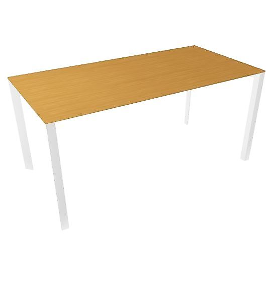 Profilo Konferenztisch 80x160 cm Laminierte Platte Buche natur günstig online kaufen