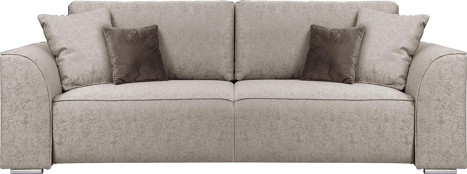 INOSIGN 3-Sitzer Beatrice Schlafsofa, wahlweise auch mit Bettfunktion und B günstig online kaufen