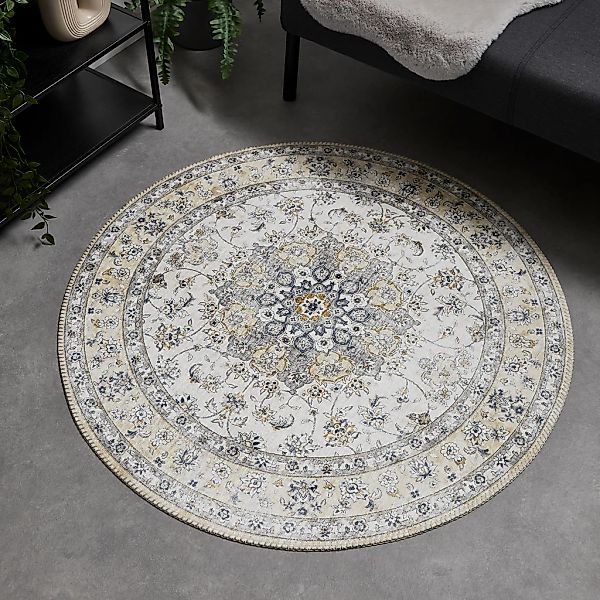 LUXOR living Teppich »Prima 3«, rund, 7 mm Höhe, Kurzflor, Orient-Optik, Vi günstig online kaufen