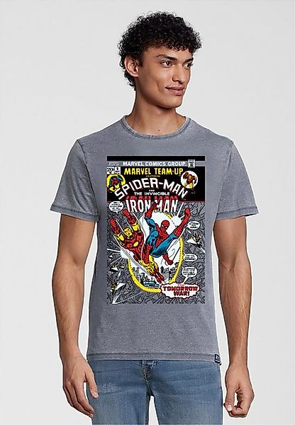 Recovered T-Shirt Marvel Team Up im zeitlosen Design günstig online kaufen