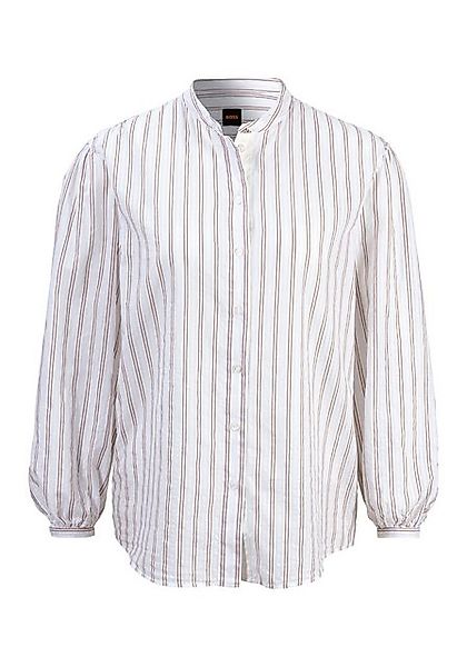 BOSS ORANGE Klassische Bluse Bilast Premium Damenmode mit Raffungen an den günstig online kaufen