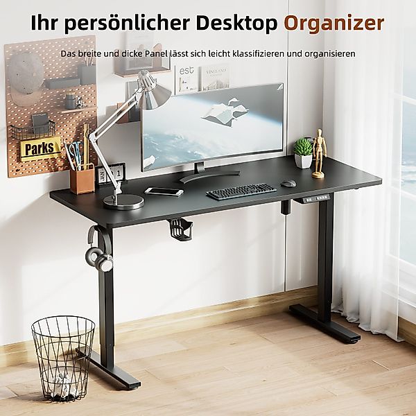 HOMAVO Schreibtisch Elektrisch höhenverstellbarer Schreibtisch Memory-Funkt günstig online kaufen