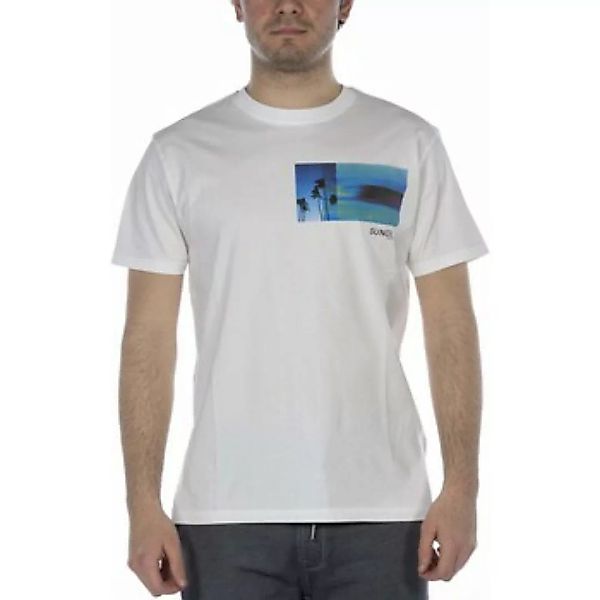 Sundek  T-Shirts & Poloshirts T-Shirt  Printed Bianco günstig online kaufen