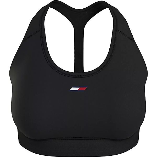 Tommy Hilfiger Sportswear Mid Intensity Mesh Racer Sport-bh XS Black günstig online kaufen