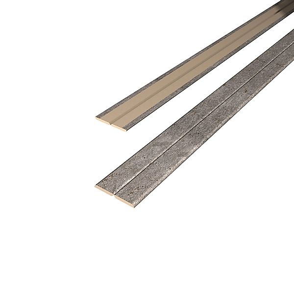Egger Faltleiste Wandverkleidung Decowall FL003 Rovigo 2,4 m Beton günstig online kaufen