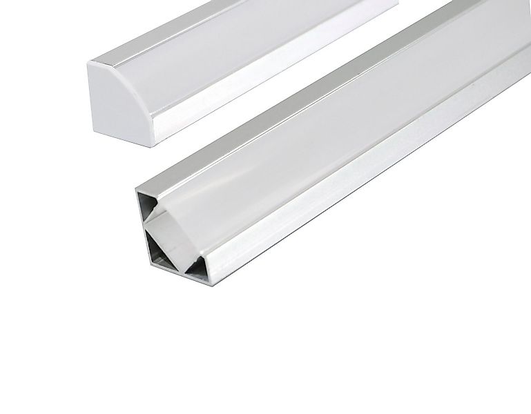 ENERGMiX LED-Stripe-Profil 2 Meter Alu Profile Alu Schiene Profil mit Milch günstig online kaufen