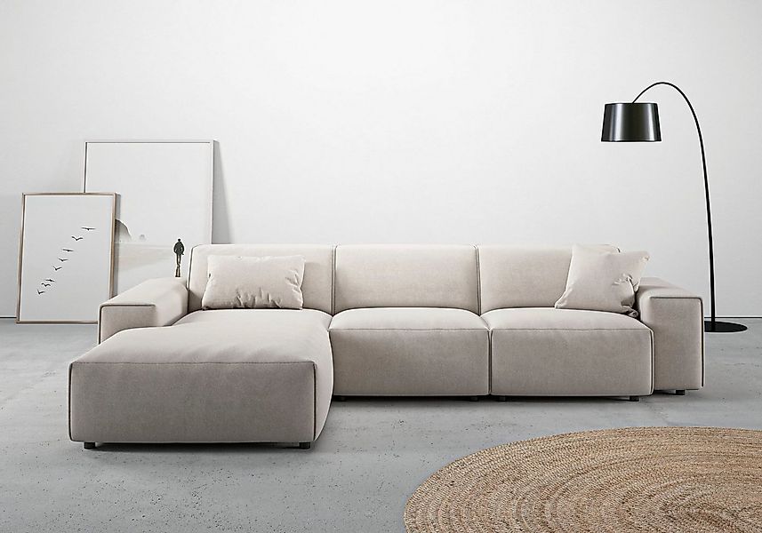 Home affaire Ecksofa "Glimminge auch in Breitcord, Feincord, Bouclé + Easy günstig online kaufen