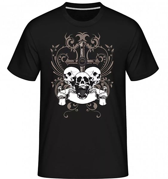 Cross And Skulls · Shirtinator Männer T-Shirt günstig online kaufen