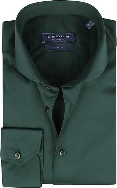 Ledub Hemd Dunkelgrün - Größe 40 günstig online kaufen
