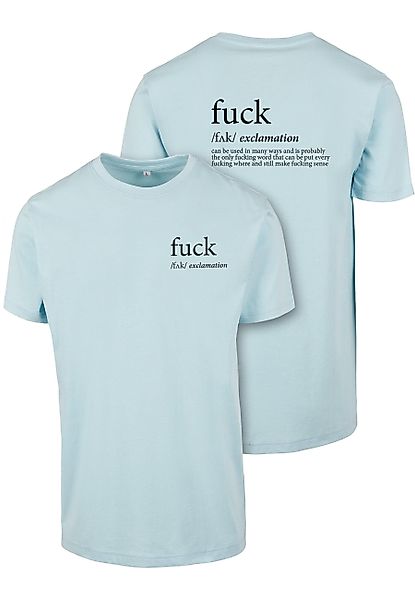 MisterTee T-Shirt MisterTee Herren FCK Tee günstig online kaufen