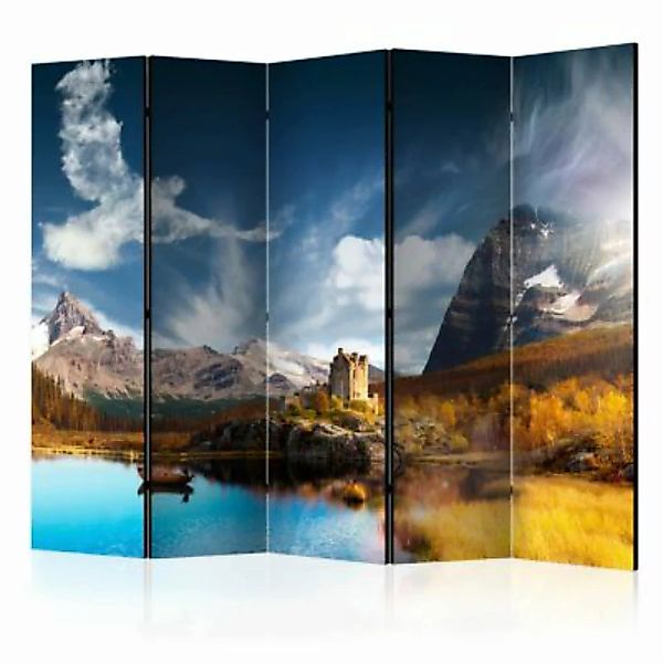 artgeist Paravent Bird cloud II [Room Dividers] mehrfarbig Gr. 225 x 172 günstig online kaufen