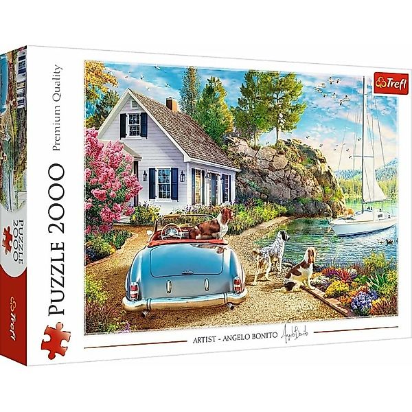 Trefl Puzzle Puzzle Ferienparadies 2000 Teile, günstig online kaufen