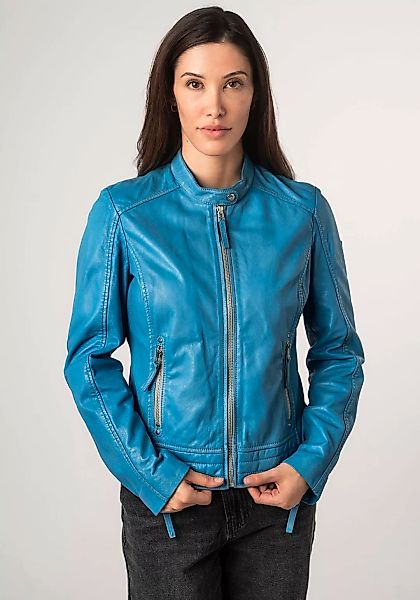 Mauritius Lederjacke "MWFilla", mit kleinem Stehkragen günstig online kaufen