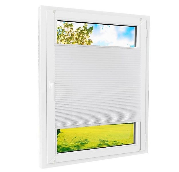 Foxx Plissee Plissee Klemmfix weiß blackout 35x100 cm günstig online kaufen