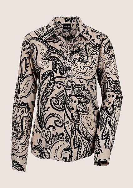 MADELEINE Hemdbluse "Hemdbluse Elegante Printbluse mit grafischem Muster" günstig online kaufen