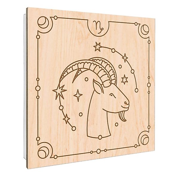 Banjado Schlüsselkasten mit Holzfront 30x30cm Weiß Scharnier Links 50 Haken günstig online kaufen