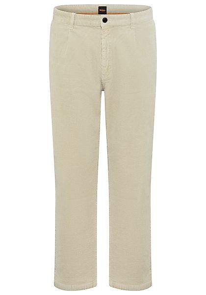 BOSS ORANGE Cordhose Pleated tapered fit, günstig online kaufen