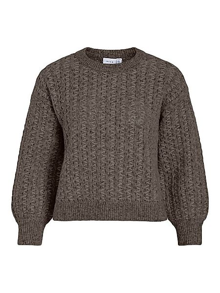 Vila Strickpullover Weich gestrickt, lässig geschnitten, stylisch (1-tlg) V günstig online kaufen