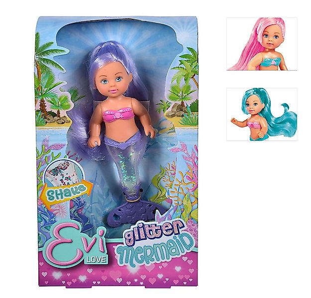 SIMBA Babypuppe Evi Love - Glitter Mermaid - 1 Stück günstig online kaufen