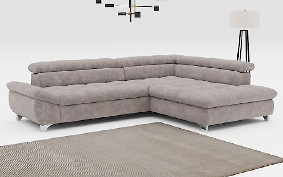 COTTA Ecksofa »Gemini L-Form«, mit Kopfverstellung, optional mit Schlaffunk günstig online kaufen