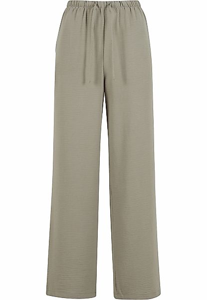 URBAN CLASSICS Stoffhose "Urban Classics Ladies Structured Wideleg Pants" günstig online kaufen
