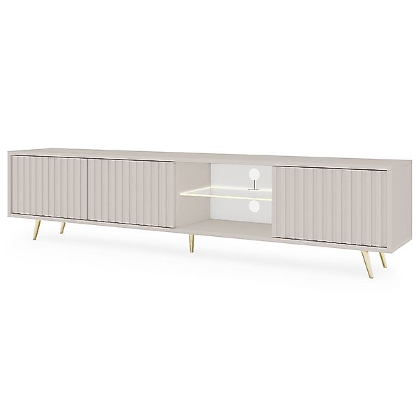 Selsey TV-Schrank BELLO mit goldenen Füßen, günstig online kaufen