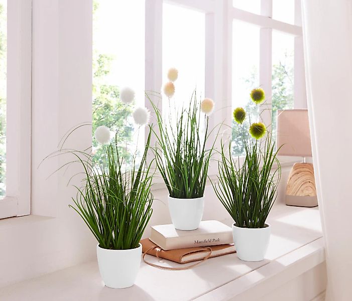 Kunstgras Grasbusch, naturgetreue Kunstpflanze, 35cm hoch, OTTO home, Höhe günstig online kaufen