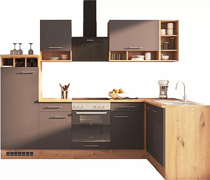 RESPEKTA Küche "Hilde", Breite 280 cm, wechselseitig aufbaubar günstig online kaufen